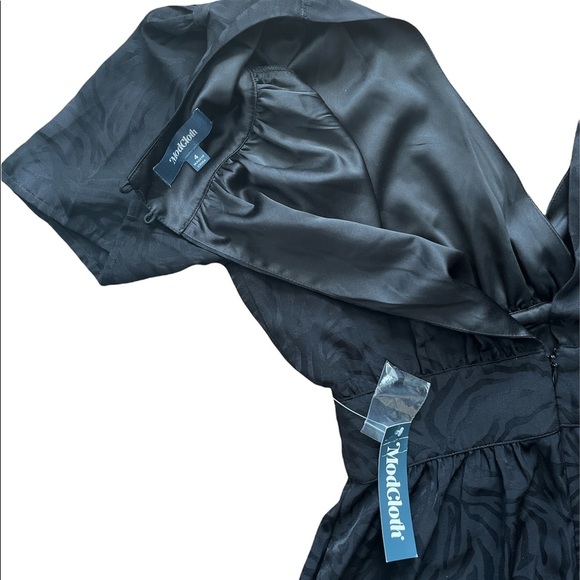 Modcloth NWT Black Zebra Print Jumpsuit - Picture 5 of 7